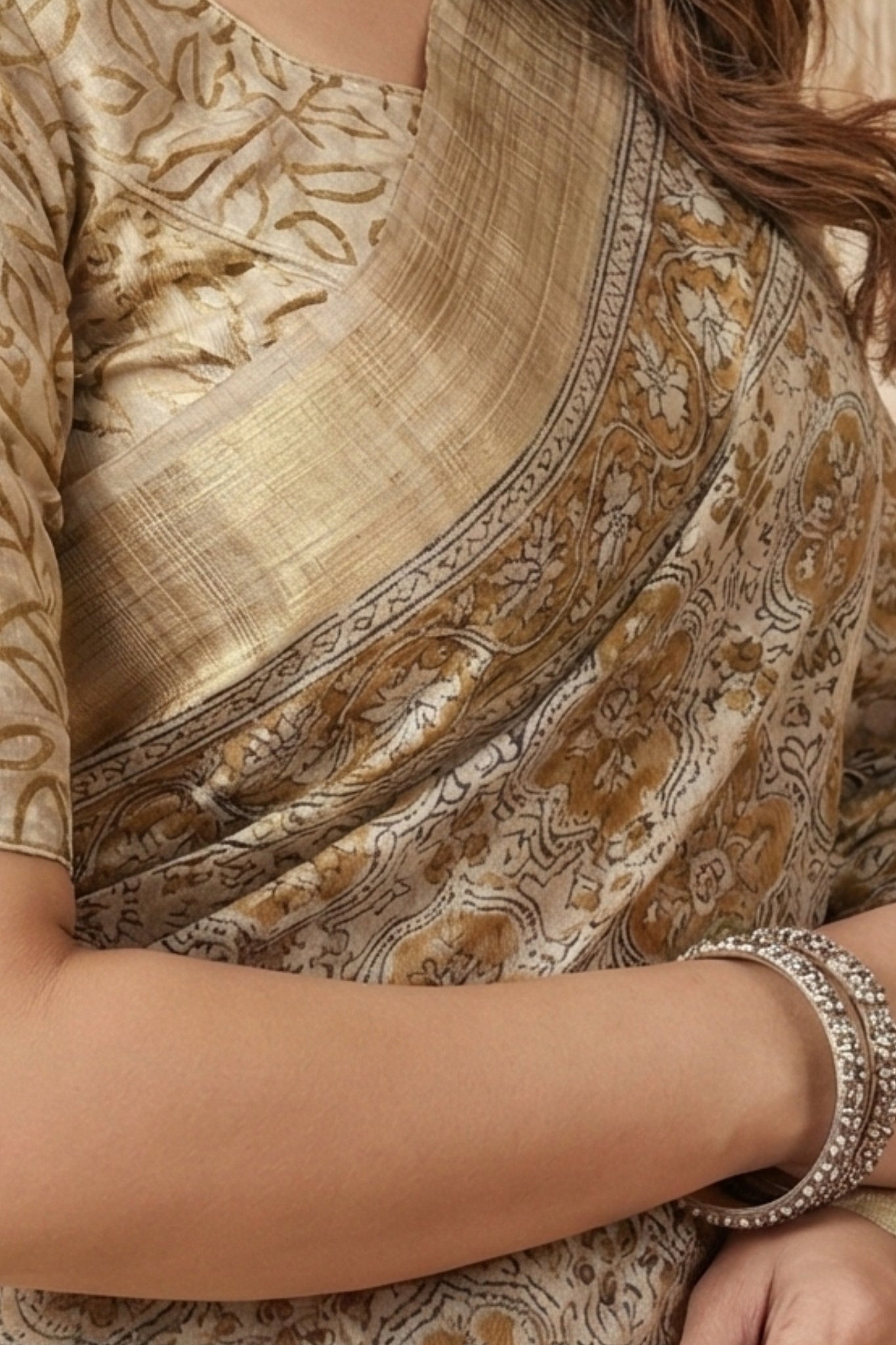 Jaipuri soft linen Saree